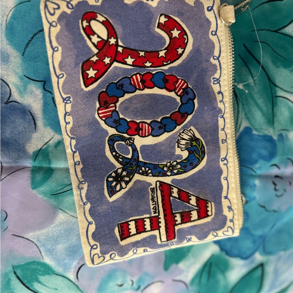 Brighton Colorful Love Print Pouch